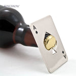 Ouvre-bouteille de Poker acier inoxydable